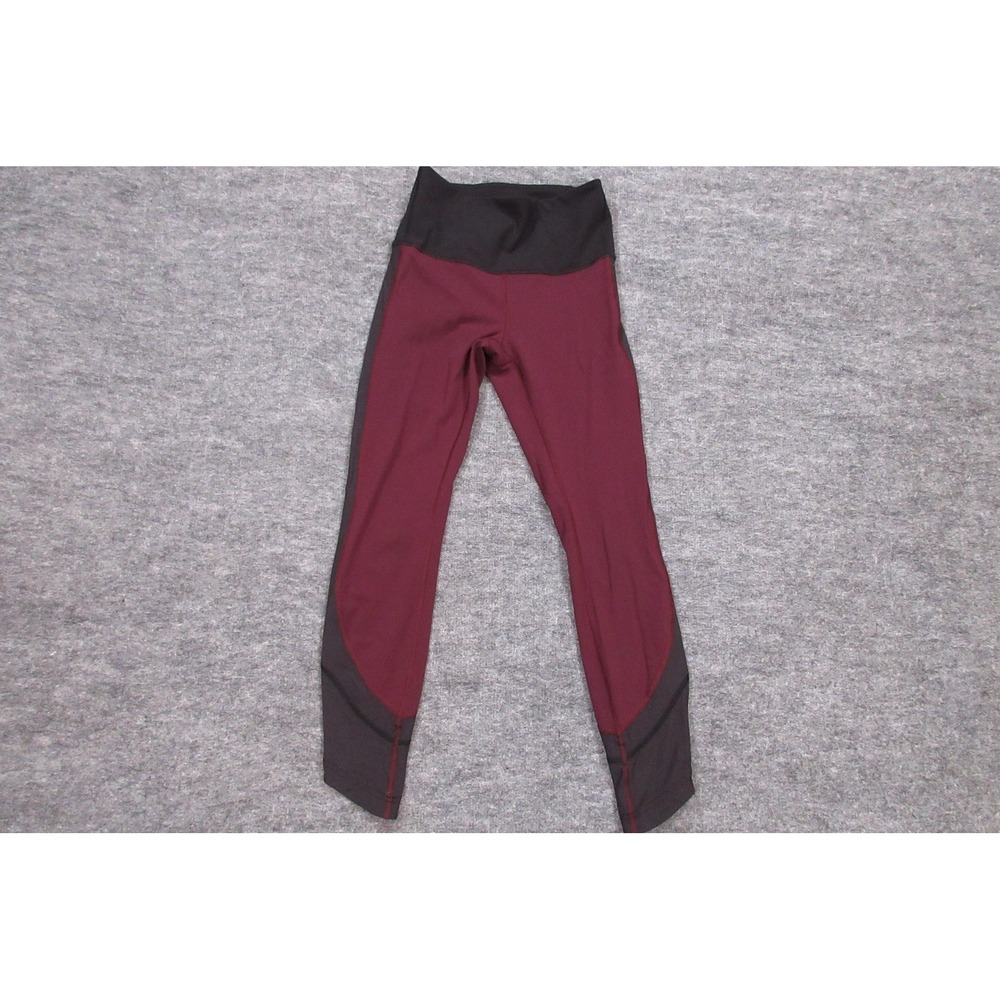 Lululemon Leggings‎ Womens 4 Ready Set Go 7/8 Dark Adobe Black Yoga Gym Athletic